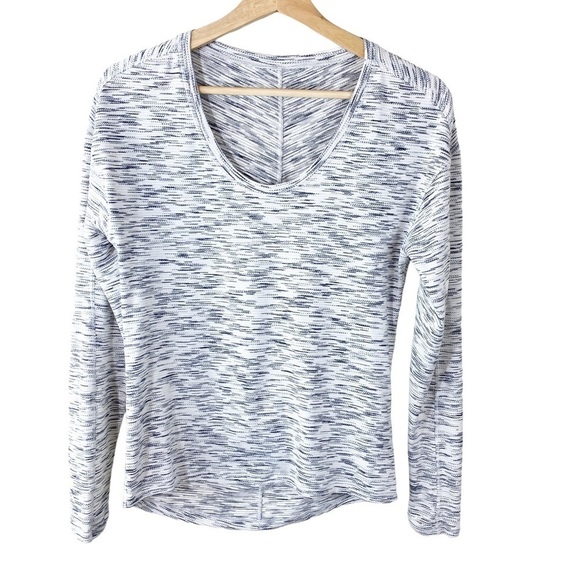 Lululemon Meant To Move Long Sleeve Space Dye Black & White - Picture 4 of 8